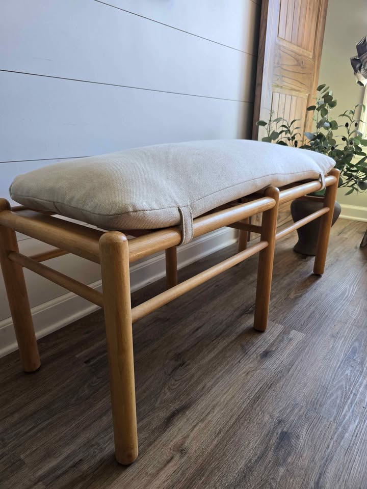 Modern Wood Bench / Ottoman