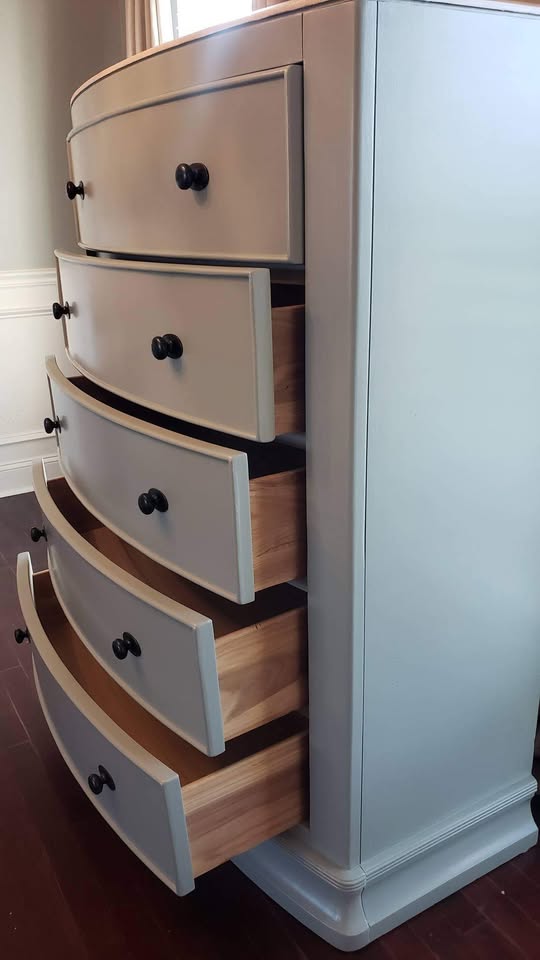 Tall Refinished Dresser