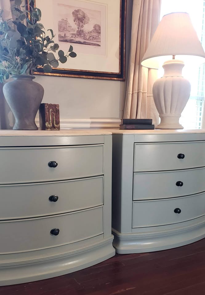 2 Matching Refinished Nightstands